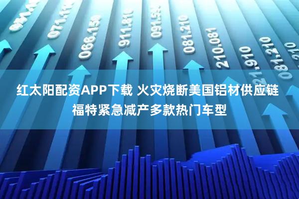 红太阳配资APP下载 火灾烧断美国铝材供应链 福特紧急减产多款热门车型